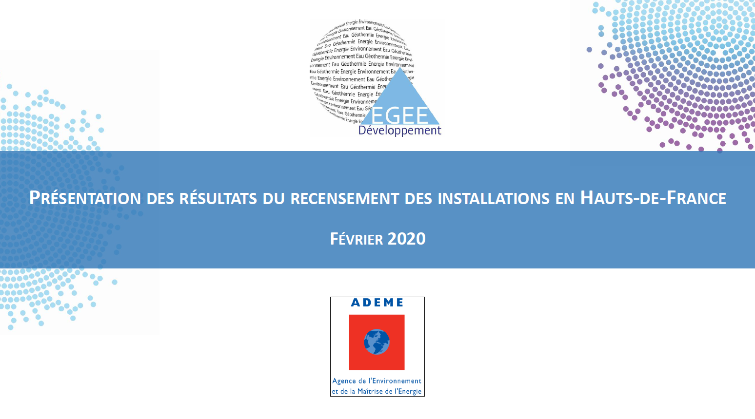 Recensement installations Nord-Pas de Calais