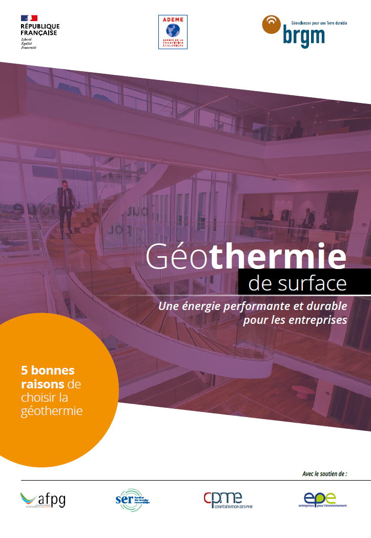 couverture brochure 5 bonnes raisons de choisir la géothermie de surface pour les entreprises