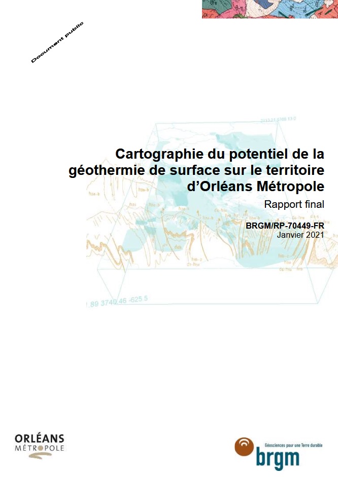 Cartographie du potentiel géothermique de la métropole d'Orléans