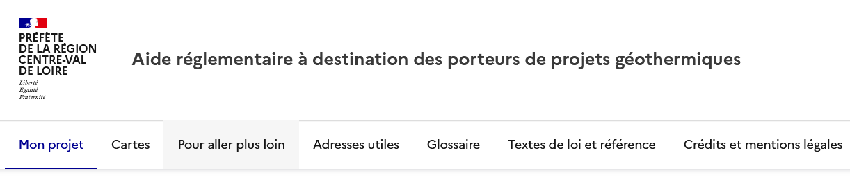 Outil d'aide réglementaire DREAL Cente-Val de Loire