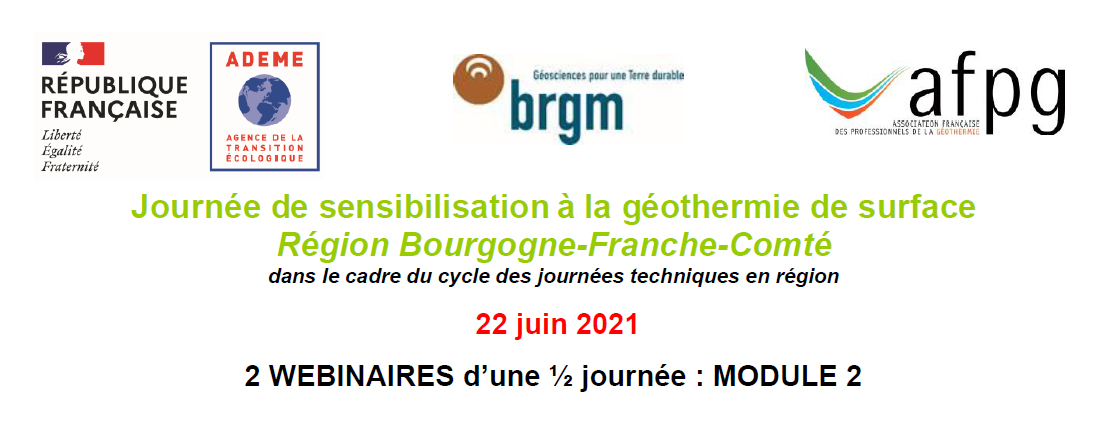 ademe afpg brgm journée information Bourgogne Franche Comté 2021module 2