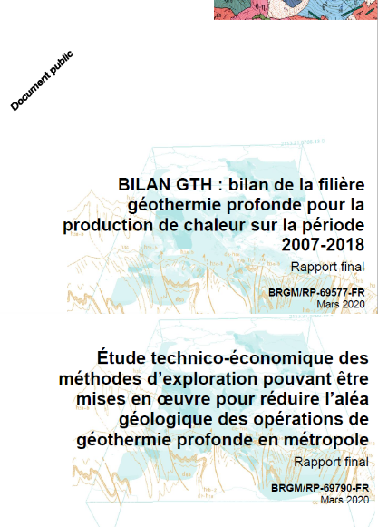 rapports projet BRGM Bilan GTH