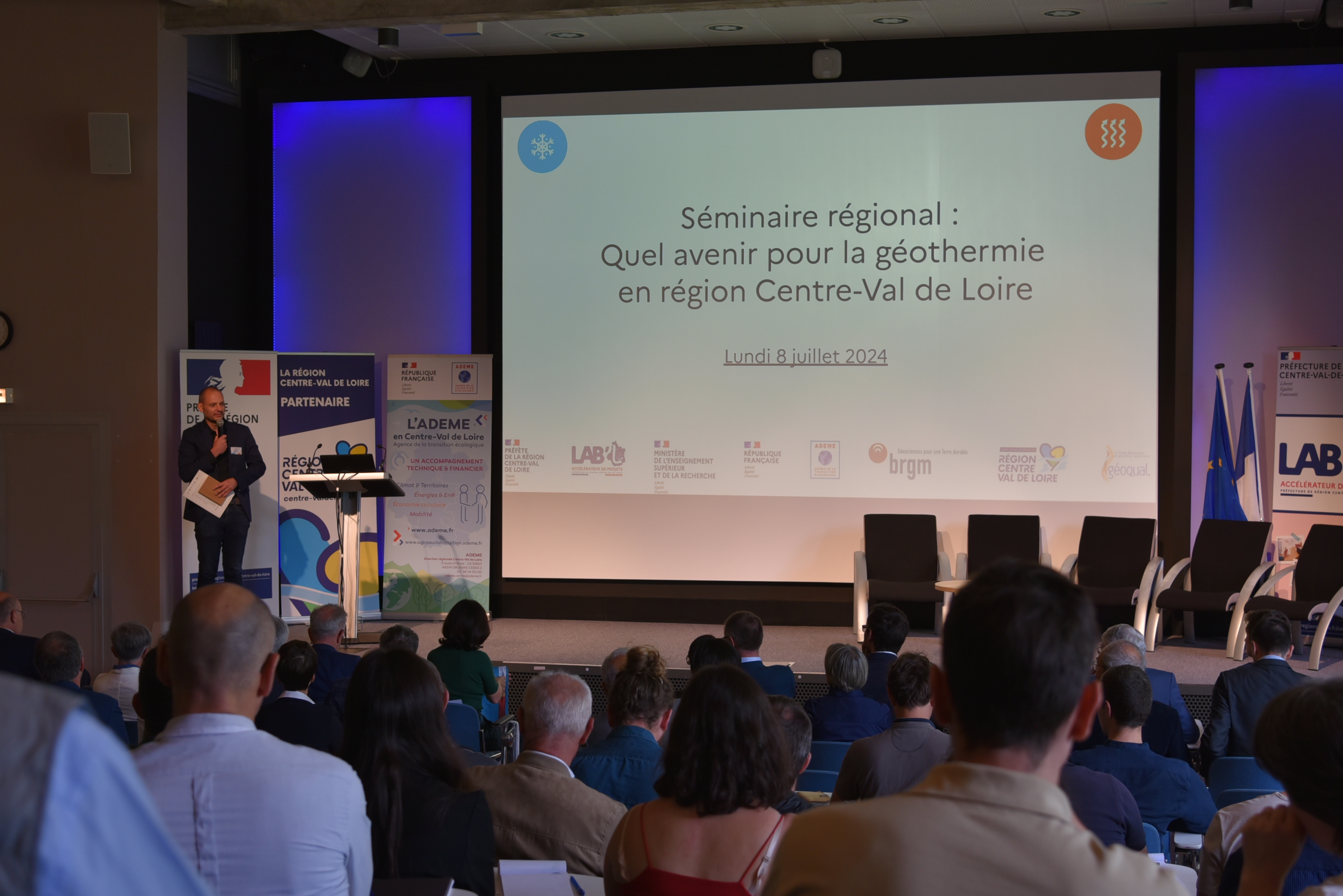 photo séminaire Géothermie 2024 Centre Val de Loire Orléans ©BRGM