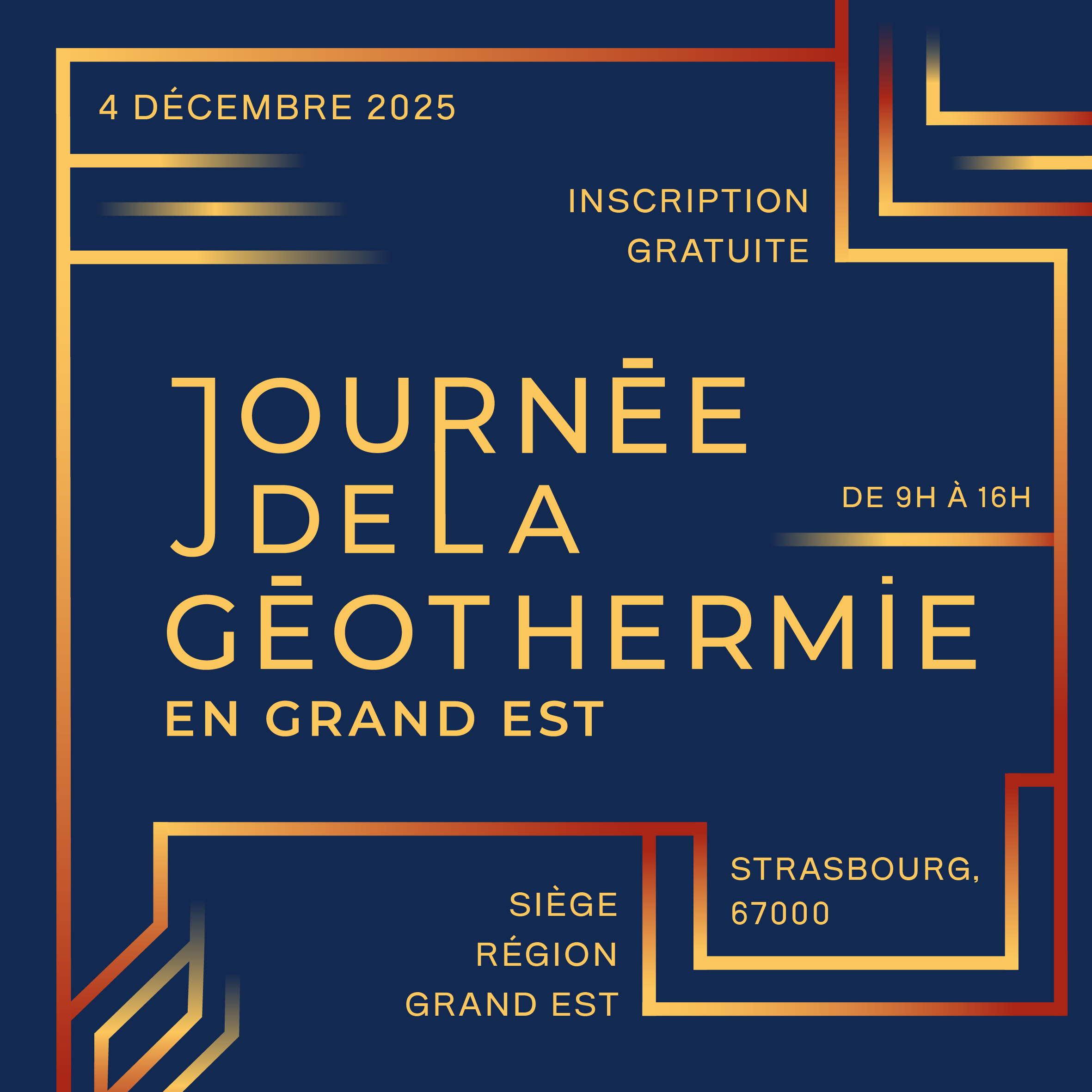 poster Journée de la géothermie en Grand Est 2025