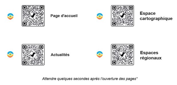 QR codes questionnaires pages Géothermies