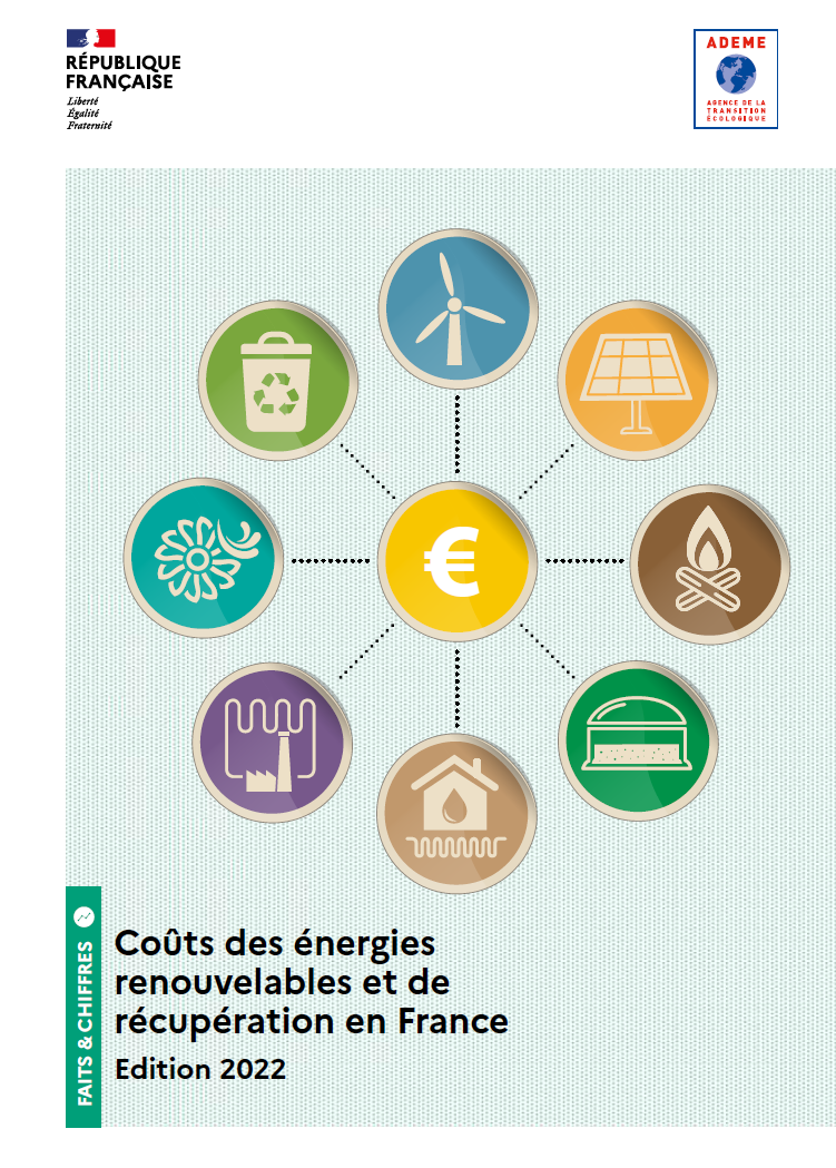 couverture étude ademe coûts enr 2022