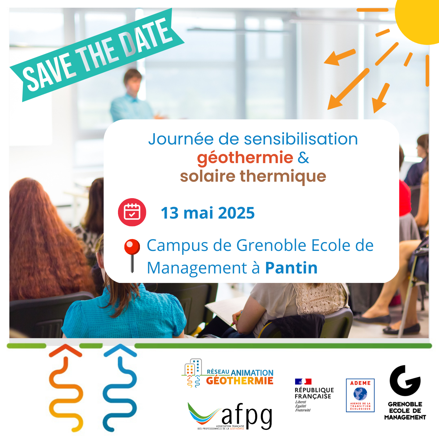journée de sensibilisation à la géothermie et au solaire thermique à Pantin mai 2025