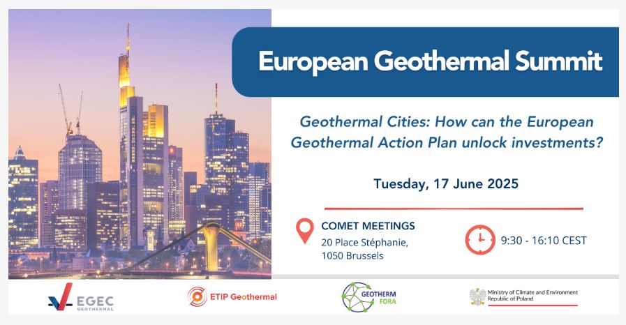 1st european geothermal summit 2025