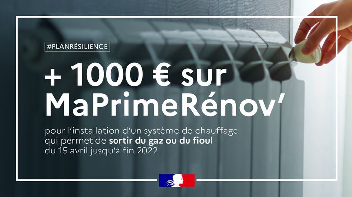 revalorisation MaPrimeRénov' plan de résilience