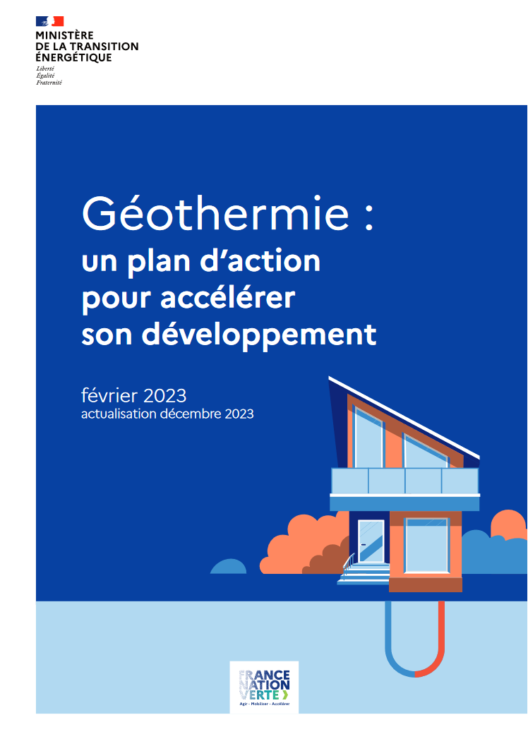 plan d'action national géothermie 2023, maj décembre