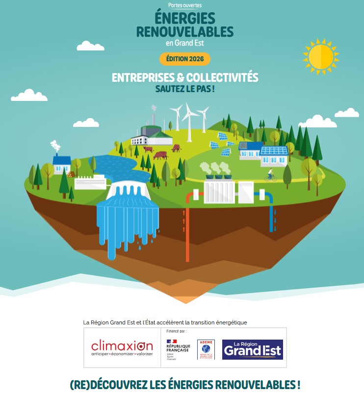 portes ouvertes énergies renouvelables Grand Est 2026