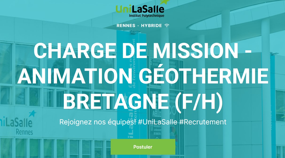 chargé de mission unilasalle Bretagne