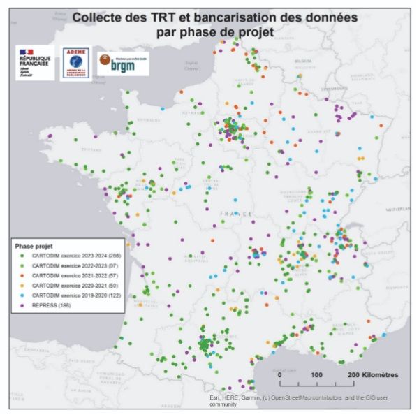 Carte des TRT 2024 : suivi de la collecte et de la bancarisation